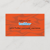 Motorraddavidson-Geschäfts-Karte - Twitter Visitenkarte (Rückseite)