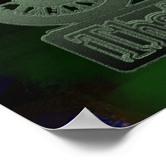 Motorraddekor Poster (Ecke)