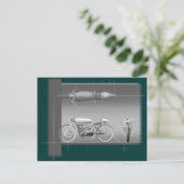 MOTORRADDESIGN ART. POSTKARTE (Stehend Vorderseite)