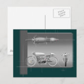 MOTORRADDESIGN ART. POSTKARTE (Vorne/Hinten)