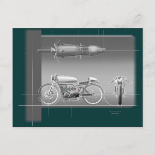 MOTORRADDESIGN ART. POSTKARTE (Vorderseite)