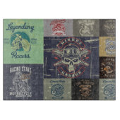 Motorraddesign Schneidebrett (Vorderseite)