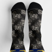 Motorraddesigns der Azoren Socken (Oben)