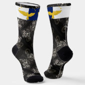 Motorraddesigns der Azoren Socken (Gewinkelt)