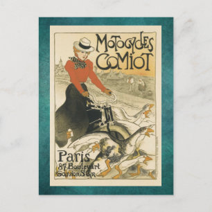 Motorräder Comiot Von Theophile-Alexandre Steinlen Postkarte