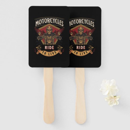 Motorräder für den Skull-Verkehr, Fahrt zum Leben Fächer (Vorne und Hinten)