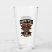 Motorräder für den Skull-Verkehr, Fahrt zum Leben Glas (Rückseite)