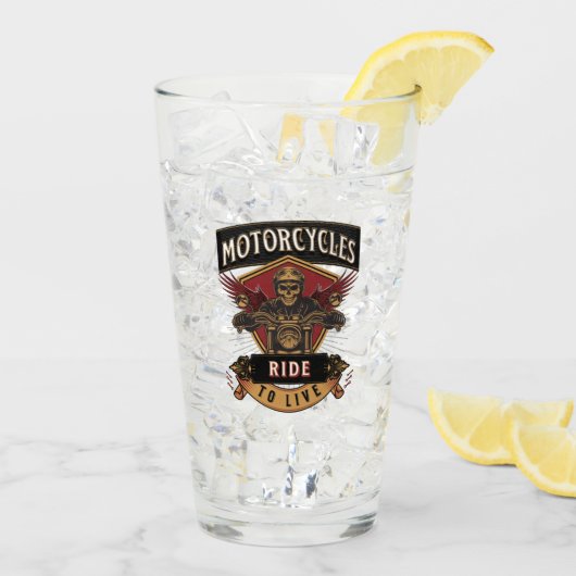 Motorräder für den Skull-Verkehr, Fahrt zum Leben Glas (Rückseite Ice)