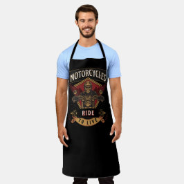 Motorräder für den Skull-Verkehr, Fahrt zum Leben Schürze