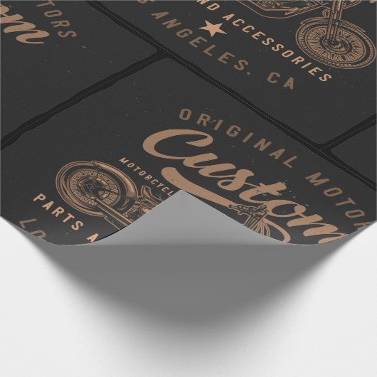 Motorräder Geschenkpapier (Ecke)