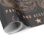 Motorräder Geschenkpapier (Rolleneckpunkt)