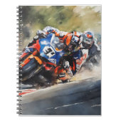 Motorräder, Hochgeschwindigkeits-Koordination Notizblock (Vorderseite)