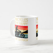 Motorräder machen mich glücklich, dich nicht so se kaffeetasse (Vorderseite Links)