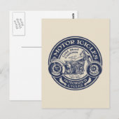 Motorräder Postkarte (Vorne/Hinten)