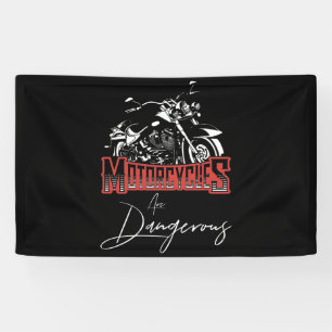 Motorräder sind gefährlich für Fahrradsport Banner