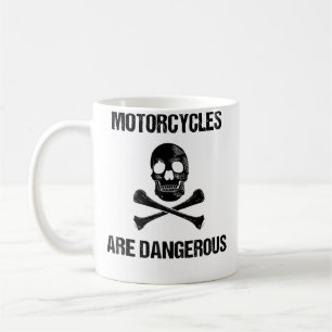 Motorräder sind gefährlich lustig ironisch Motorra Kaffeetasse
