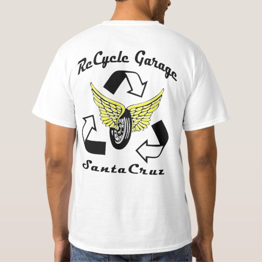 Motorräder u. Nichtpassen-Faust T-Shirt (Rückseite)