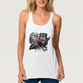 Motorradfahren auf der historischen Route 66 Tank Top (Vorderseite)
