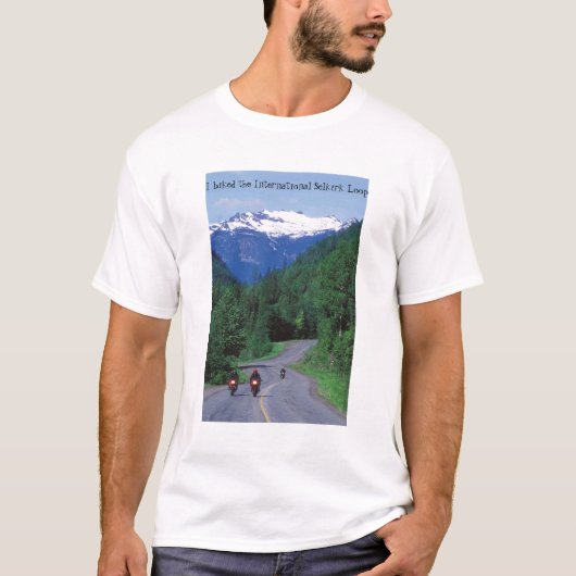 Motorradfahren die landschaftliche Selkirk T-Shirt (Vorderseite)