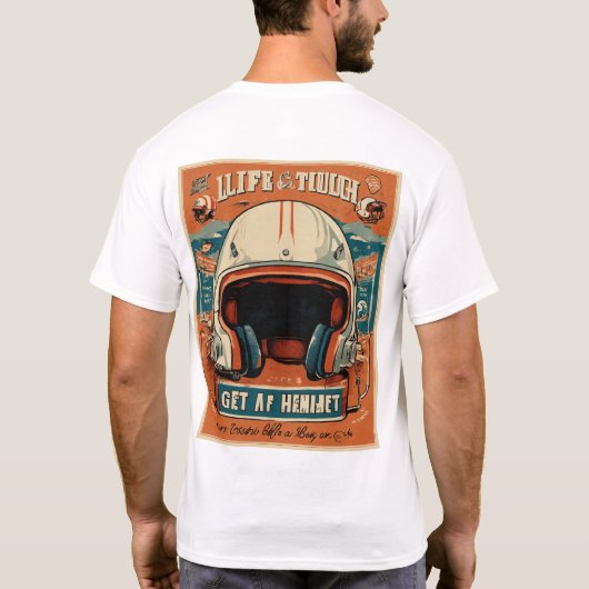 Motorradfahren individuelle T-Shirts (Rückseite)