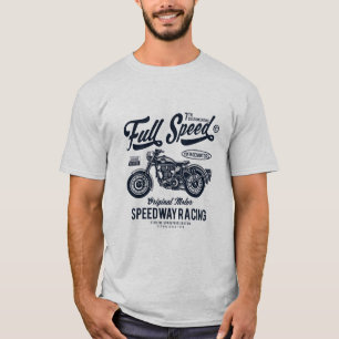 Motorradfahren mit voller Geschwindigkeit T-Shirt