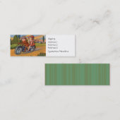 Motorradfahren-Visitenkarte Mini Visitenkarte (Vorne/Hinten)