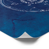 Motorradfahrer 1943 - Patent Blueprint Poster (Ecke)