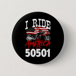 Motorradfahrer Anti Trump 50501 Pro-Demokratie Button