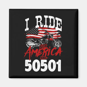 Motorradfahrer Anti Trump 50501 Pro-Demokratie Magnet