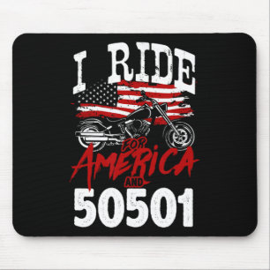 Motorradfahrer Anti Trump 50501 Pro-Demokratie Mousepad
