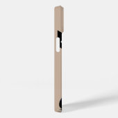 Motorradfahrer auf einem stilvollen Black and Oran Case-Mate iPhone Hülle (Rückseite / Rechts)