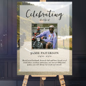 Motorradfahrer, Biker-Feier zum Foto des Lebens Poster