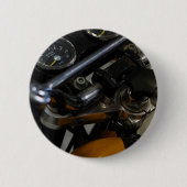 Motorradfahrer Button (Vorderseite)