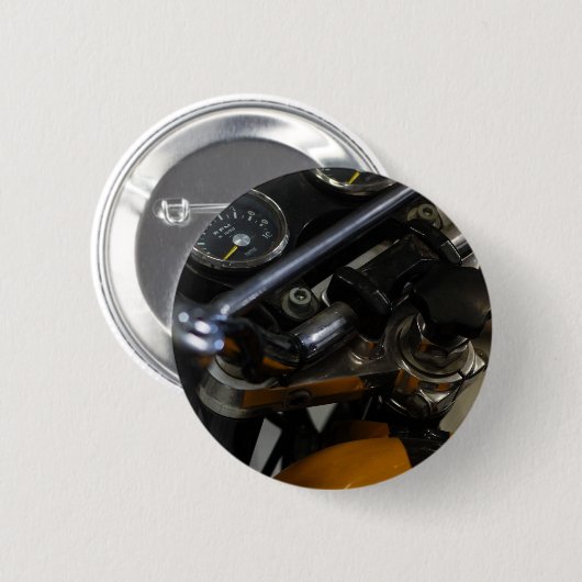 Motorradfahrer Button (Vorne & Hinten)