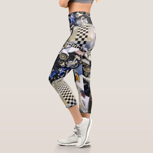 Motorradfahrer Capri Leggings (Links)