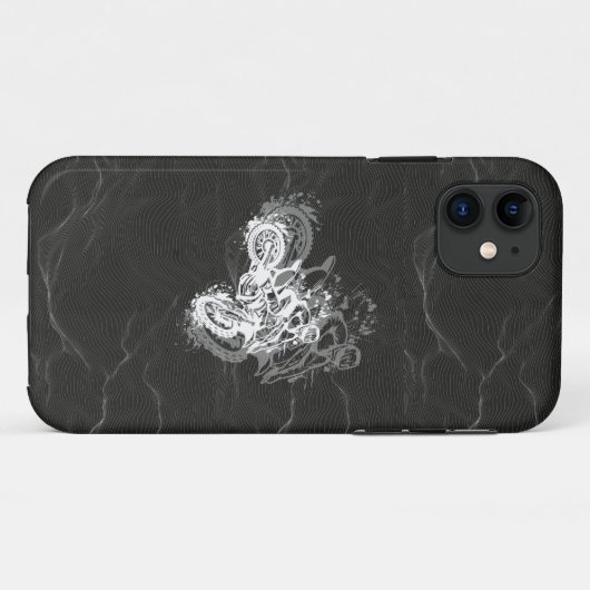 Motorradfahrer Case-Mate iPhone Hülle (Rückseite (Horizontal))