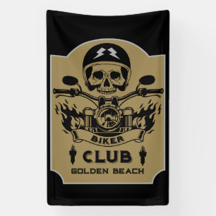 Motorradfahrer Club Banner