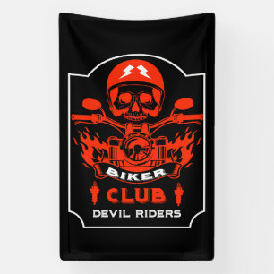 Motorradfahrer Club Banner