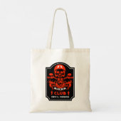 Motorradfahrer Club Tragetasche (Rückseite)