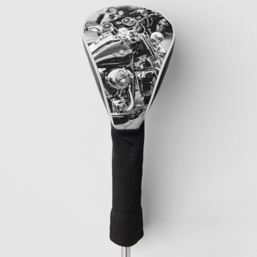 Motorradfahrer Details Golf Headcover (Vorderseite)