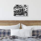 Motorradfahrer Details Leinwanddruck (Insitu (Schlafzimmer))