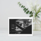 Motorradfahrer Details Postkarte (Stehend Vorderseite)