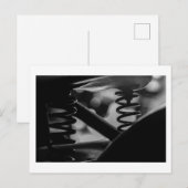 Motorradfahrer Details Postkarte (Vorne/Hinten)