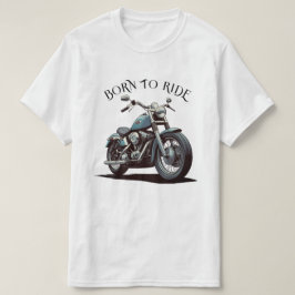 Motorradfahrer, die Geboren auf klassische Fahrwei T-Shirt