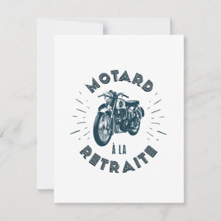Motorradfahrer Einladung