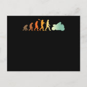 Motorradfahrer Evolution Racing Motorrad Postkarte (Vorderseite)