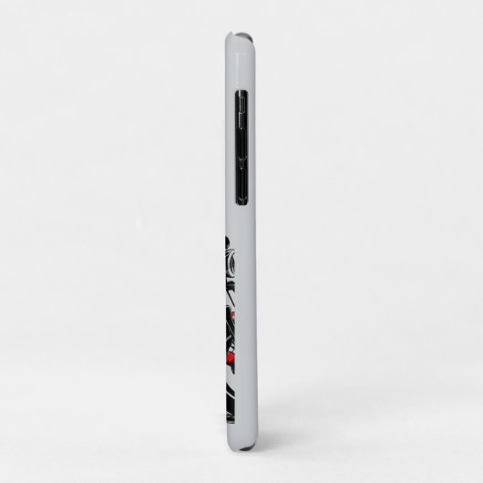 Motorradfahrer fahren durch aktionsreiche Straße Case-Mate iPhone Hülle (Hinten/Links)