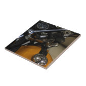 Motorradfahrer Fliese (Seite)