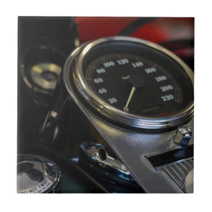 Motorradfahrer Fliese