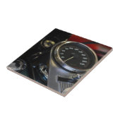 Motorradfahrer Fliese (Seite)